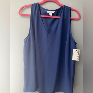 Blue dress tank